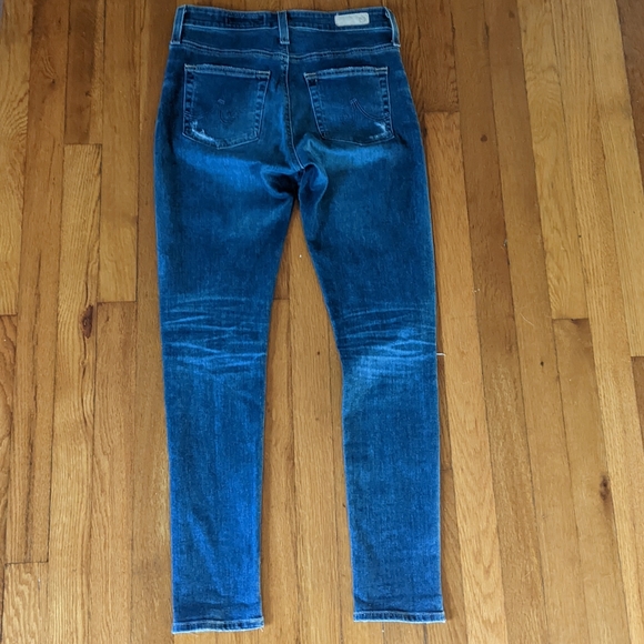AG Adriano Goldschmied The Farrah Skinny ankle distressed jeans 27 - Picture 8 of 12